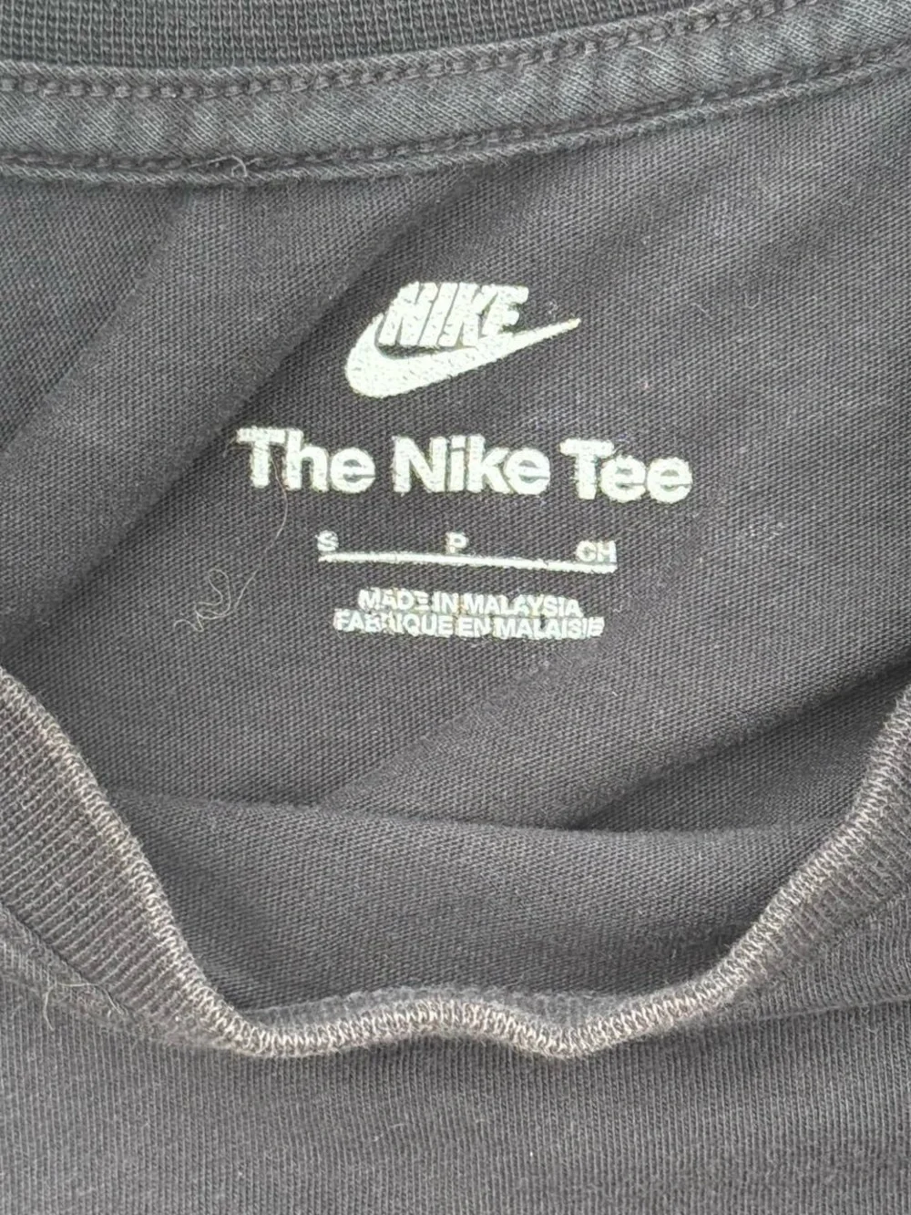 Nike The Nike Tee Black White Swoosh T-Shirt Men’s Small